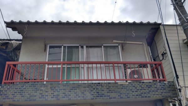 笠岡市手刷りと防水工事。3