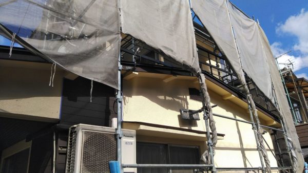 広島県は福山市での住宅塗装、塗り替え工事です。15